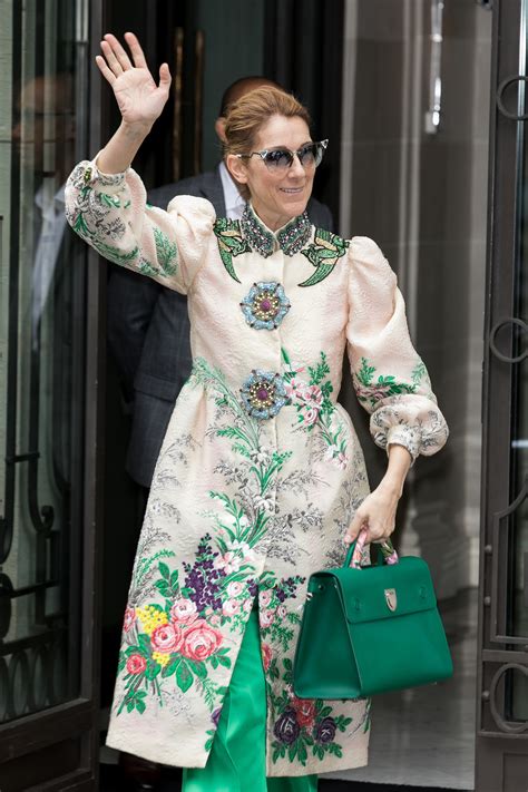 celine dion paris fashion week looks|céline dion dresses.